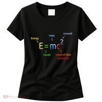 E Equals M C Squared E=Mc2 Science Equation Women's T-Shirt thumb 0
