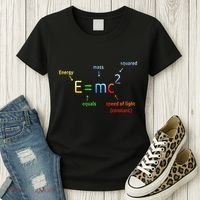 E Equals M C Squared E=Mc2 Science Equation Women's T-Shirt thumb 3