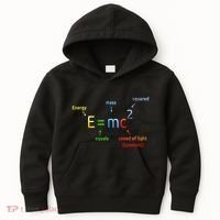 E Equals M C Squared E=Mc2 Science Equation Kids Hoodie thumb 0