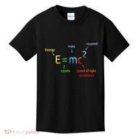 E Equals M C Squared E=Mc2 Science Equation Kids T-Shirt thumb 0
