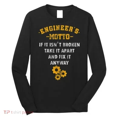 Engineer Engineering Mechanical Profession Electrical Long Sleeve Shirt