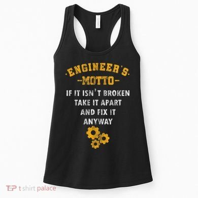 Engineer Engineering Mechanical Profession Electrical Women's Tank Top