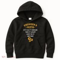 Engineer Engineering Mechanical Profession Electrical Kids Hoodie thumb 0