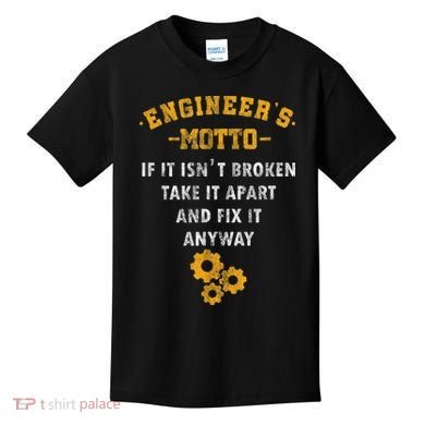 Engineer Engineering Mechanical Profession Electrical Kids T-Shirt
