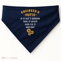 Engineer Engineering Mechanical Profession Electrical Gift USA-Made Doggie Bandana thumb 0