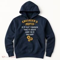 Engineer Engineering Mechanical Profession Electrical Gift Hoodie thumb 0