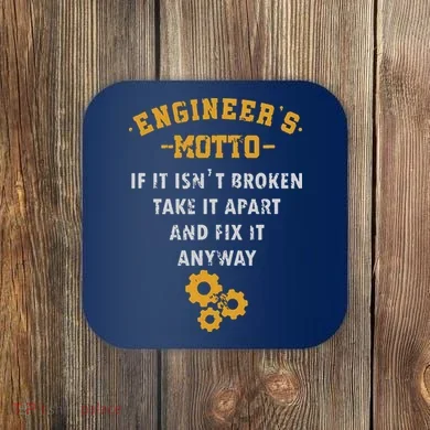 Engineer Engineering Mechanical Profession Electrical Gift Coaster