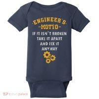 Engineer Engineering Mechanical Profession Electrical Gift Baby Bodysuit thumb 0