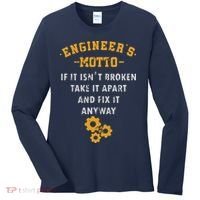 Engineer Engineering Mechanical Profession Electrical Gift Women's Long Sleeve Shirt thumb 0
