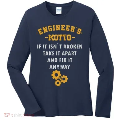 Engineer Engineering Mechanical Profession Electrical Gift Women's Long Sleeve Shirt