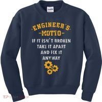 Engineer Engineering Mechanical Profession Electrical Gift Kids Sweatshirt thumb 0