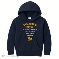 Engineer Engineering Mechanical Profession Electrical Gift Kids Hoodie thumb 0