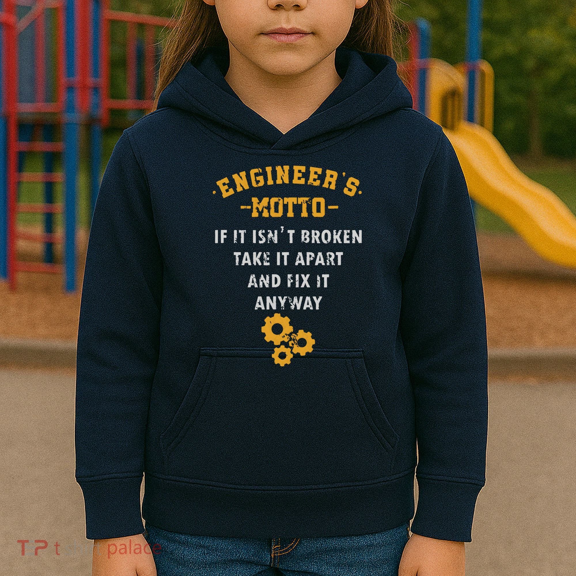 Engineer Engineering Mechanical Profession Electrical Gift Kids Hoodie