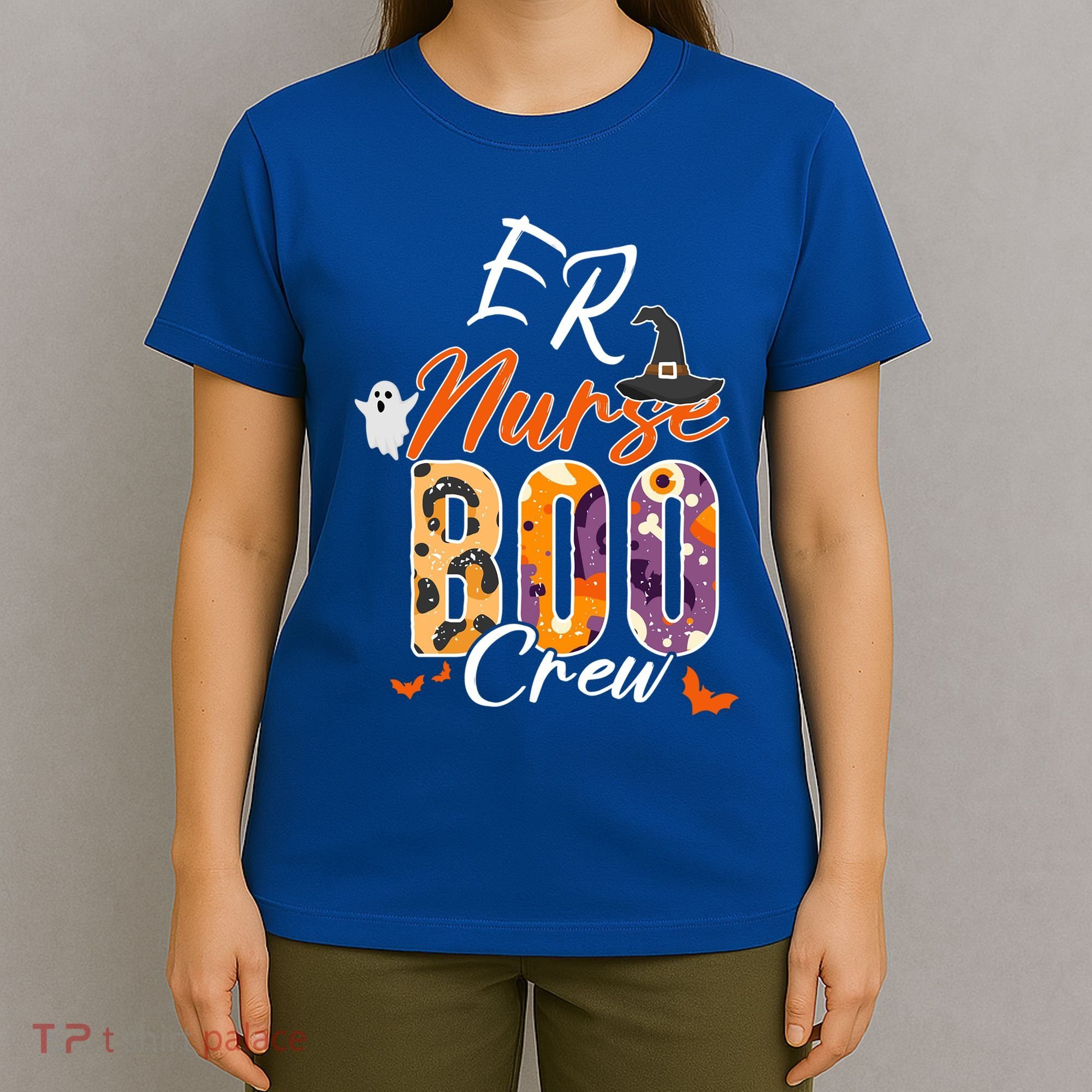 Er Emergency Nurse Boo Crew Funny Medical Squad Gift T-Shirt