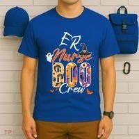 Er Emergency Nurse Boo Crew Funny Medical Squad Gift T-Shirt thumb 6
