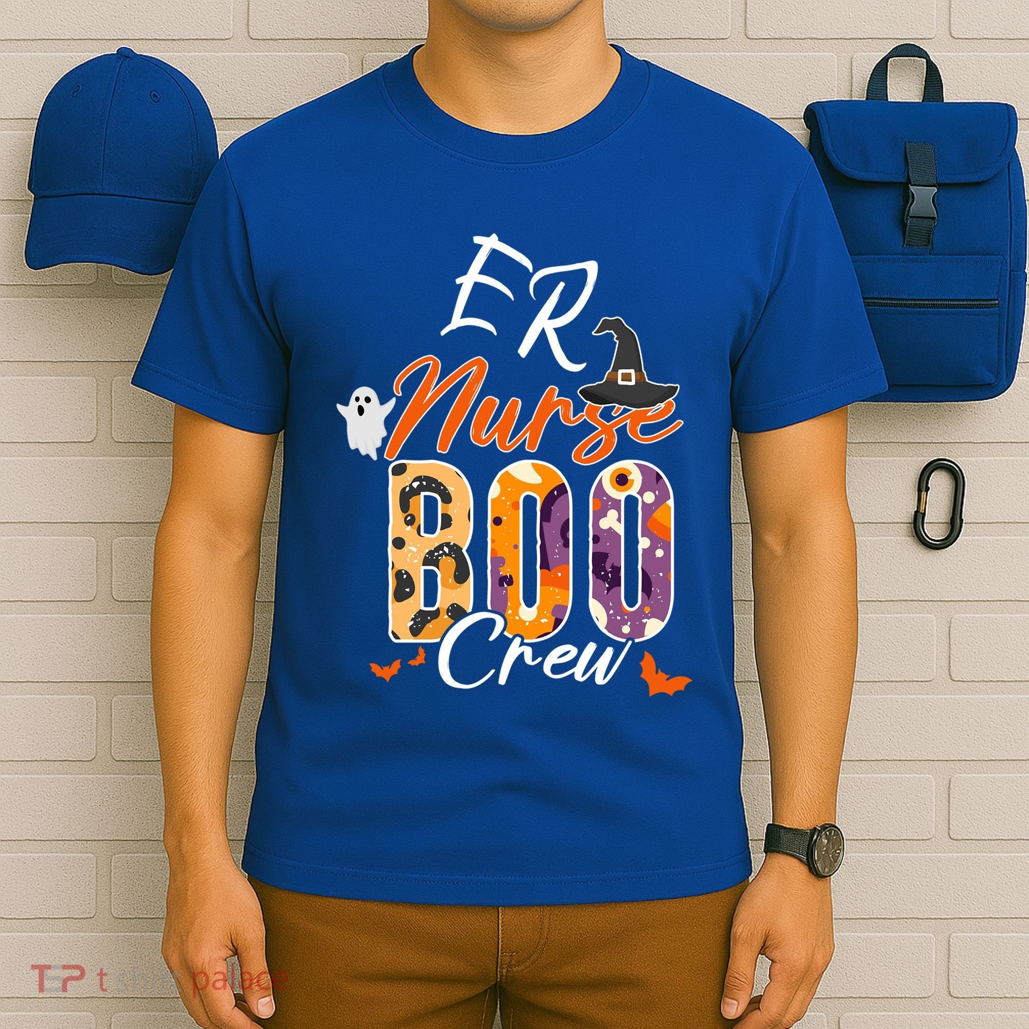 Er Emergency Nurse Boo Crew Funny Medical Squad Gift T-Shirt