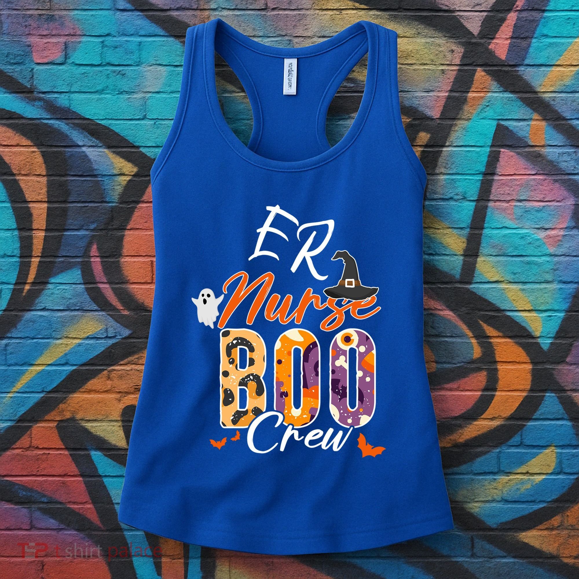 Er Emergency Nurse Boo Crew Funny Medical Squad Gift Women's Tank Top