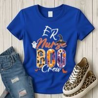 Er Emergency Nurse Boo Crew Funny Medical Squad Gift Women's T-Shirt thumb 3