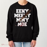 Eeny Meeny Miny Moe Neagan Zombie Killing Walkers Bloody Bat Women's Sweatshirt thumb 0