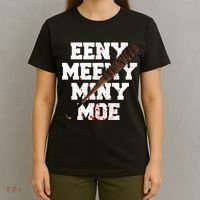 Eeny Meeny Miny Moe Neagan Zombie Killing Walkers Bloody Bat T-Shirt thumb 4