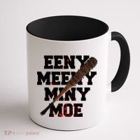 Eeny Meeny Miny Moe Neagan Zombie Killing Walkers Bloody Bat Coffee Mug thumb 1