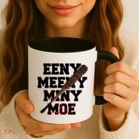 Eeny Meeny Miny Moe Neagan Zombie Killing Walkers Bloody Bat Coffee Mug thumb 3