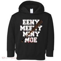 Eeny Meeny Miny Moe Neagan Zombie Killing Walkers Bloody Bat Toddler Hoodie thumb 0