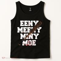 Eeny Meeny Miny Moe Neagan Zombie Killing Walkers Bloody Bat Tank Top thumb 2