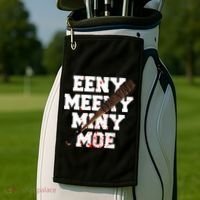 Eeny Meeny Miny Moe Neagan Zombie Killing Walkers Bloody Bat Golf Towel thumb 2