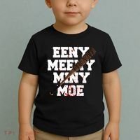 Eeny Meeny Miny Moe Neagan Zombie Killing Walkers Bloody Bat Toddler T-Shirt thumb 2