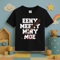 Eeny Meeny Miny Moe Neagan Zombie Killing Walkers Bloody Bat Toddler T-Shirt thumb 3
