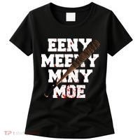Eeny Meeny Miny Moe Neagan Zombie Killing Walkers Bloody Bat Women's T-Shirt thumb 0
