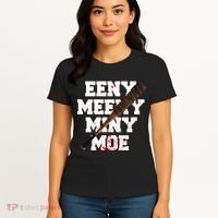 Eeny Meeny Miny Moe Neagan Zombie Killing Walkers Bloody Bat Women's T-Shirt thumb 4
