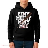 Eeny Meeny Miny Moe Neagan Zombie Killing Walkers Bloody Bat Kids Hoodie thumb 4