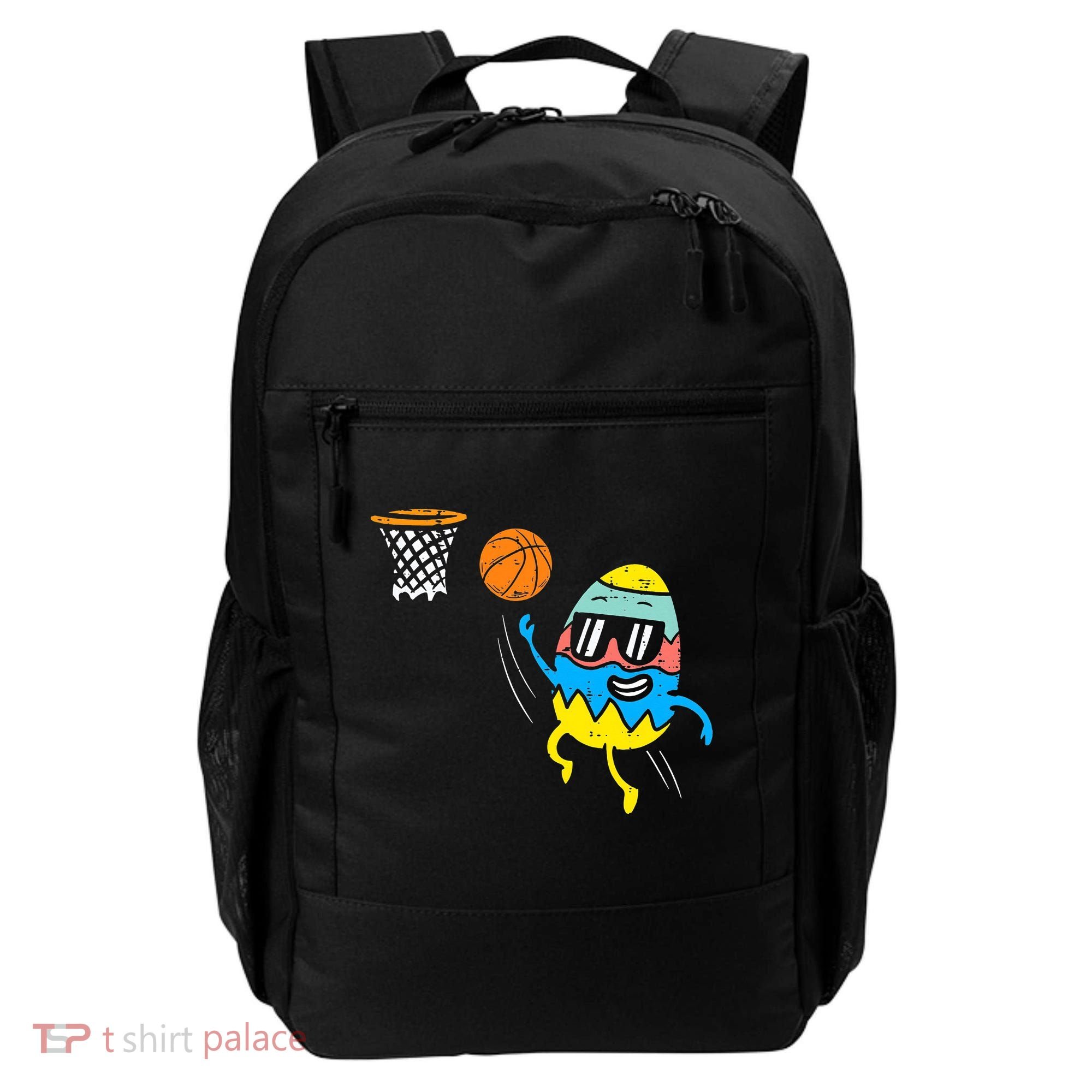 Easter Egg Playing Basketball Cute Sports Backpack
