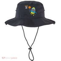 Easter Egg Playing Basketball Cute Sports Bucket Hat thumb 0