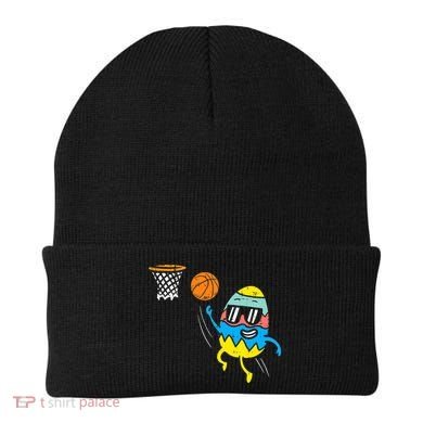 Easter Egg Playing Basketball Cute Sports Beanie