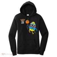 Easter Egg Playing Basketball Cute Sports Women's Hoodie thumb 0
