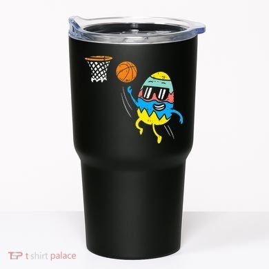 Easter Egg Playing Basketball Cute Sports Tumbler