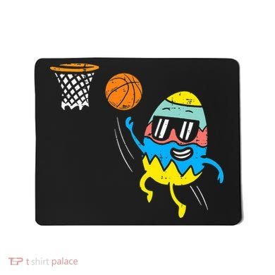 Easter Egg Playing Basketball Cute Sports Mousepad