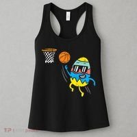 Easter Egg Playing Basketball Cute Sports Women's Tank Top thumb 3