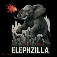 Elephent Elephzilla Parody In Action Coffee Mug thumb 5