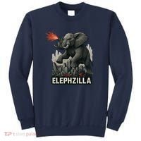 Elephent Elephzilla Parody In Action Sweatshirt thumb 0