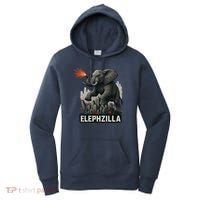 Elephent Elephzilla Parody In Action Women's Hoodie thumb 0
