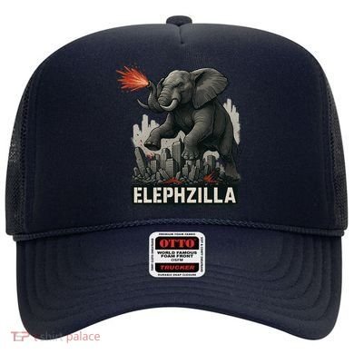 Elephent Elephzilla Parody In Action Hat