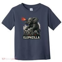 Elephent Elephzilla Parody In Action Toddler T-Shirt thumb 0