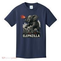Elephent Elephzilla Parody In Action Kids T-Shirt thumb 0