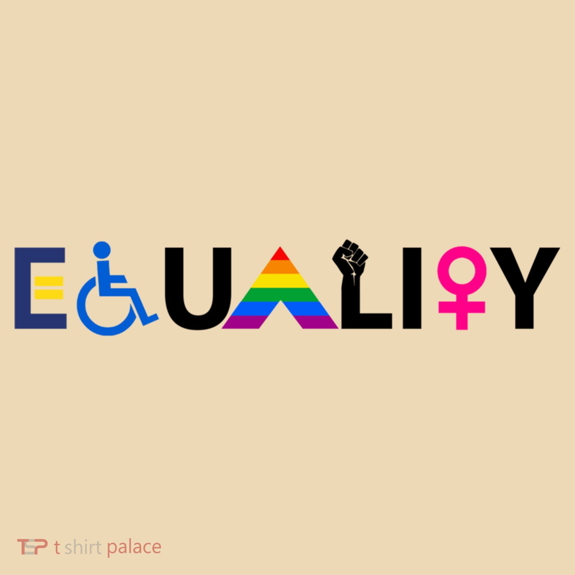 Equality Equal Rights Lgbtq Ally Unity Pride Feminist Gift Tote Bag