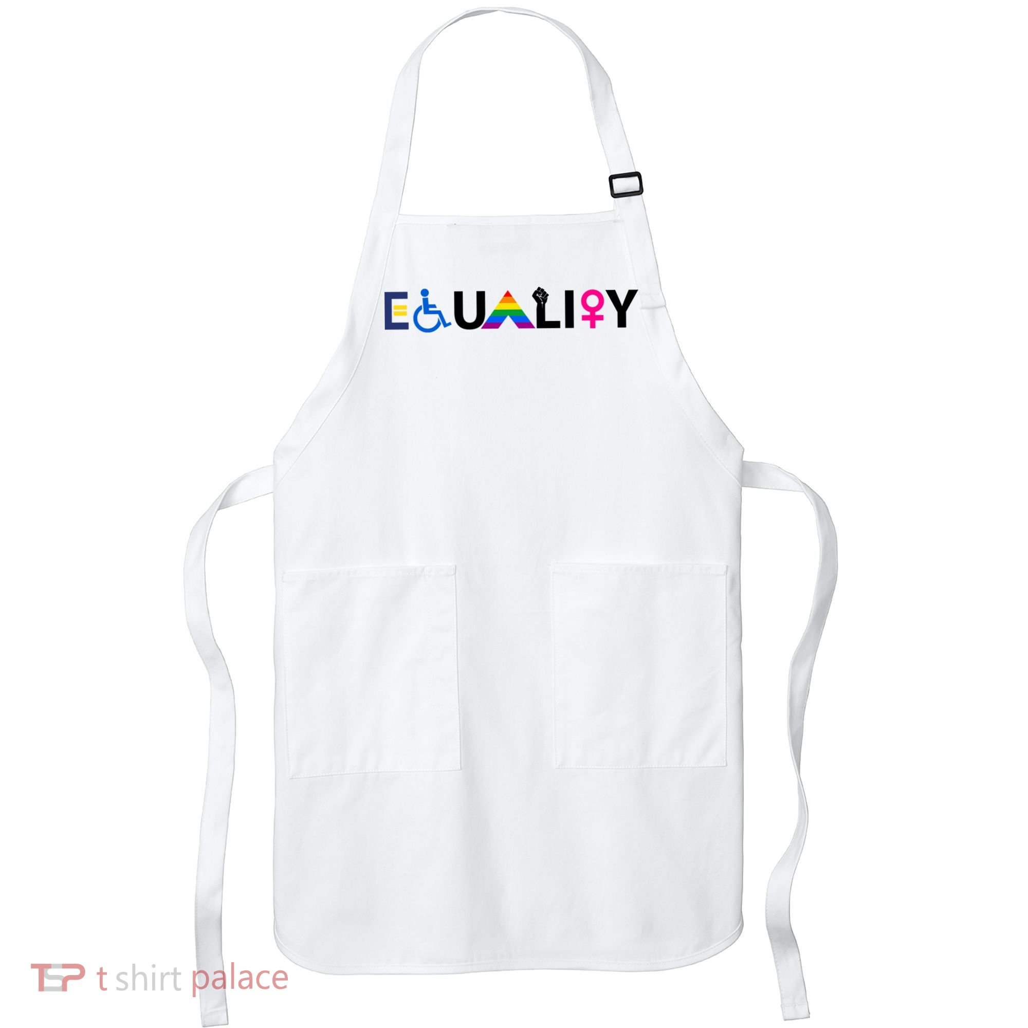 Equality Equal Rights Lgbtq Ally Unity Pride Feminist Gift Apron