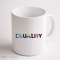 Equality Equal Rights Lgbtq Ally Unity Pride Feminist Gift Coffee Mug thumb 1